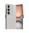 Realme C75 4g Uyumlu Kılıf Lensli Silikon - Gümüş Belirtilmemiş