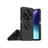 Realme C75 4g Uyumlu Kılıf Montreal Yüzüklü Silikon Kapak - Siyah Belirtilmemiş