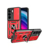 Realme C75 4g Uyumlu Kılıf Pars Lens Yüzüklü Silikon - Kırmızı Belirtilmemiş