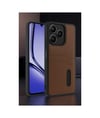 Realme Note 50 4g Uyumlu Kılıf Sara Kartvizitli Deri Kılıf - Koyu Yeşil Belirtilmemiş