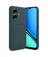Realme Note 60 Uyumlu Kelvin Kartvizitli Silikon - Koyu Yeşil Belirtilmemiş