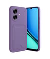 Realme Note 60 Uyumlu Kelvin Kartvizitli Silikon - Lila Belirtilmemiş