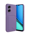Realme Note 60 Uyumlu Kelvin Kartvizitli Silikon - Lila Belirtilmemiş
