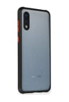 Samsung Galaxy A02 Uyumlu Kılıf Miami Şeffaf Silikon - Siyah Belirtilmemiş