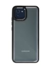 Samsung Galaxy A03 Uyumlu Kılıf Dora Kapak - Siyah Belirtilmemiş