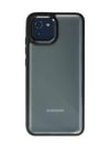 Samsung Galaxy A03 Uyumlu Kılıf Dora Kapak - Siyah Belirtilmemiş