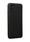 Samsung Galaxy A03 Uyumlu Kılıf Nano İçi Kadife Silikon - Siyah Belirtilmemiş