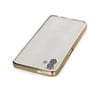 Samsung Galaxy A04 Uyumlu Kılıf Lensli Silikon - Gold Belirtilmemiş