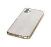 Samsung Galaxy A04 Uyumlu Kılıf Lensli Silikon - Gold Belirtilmemiş