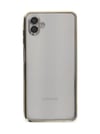 Samsung Galaxy A04 Uyumlu Kılıf Lensli Silikon - Gold Belirtilmemiş
