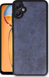 Samsung Galaxy A05 Uyumlu Kılıf Aras Deri Kapak - Lacivert Belirtilmemiş