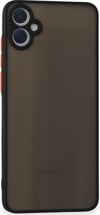 Samsung Galaxy A05 Uyumlu Kılıf Montreal Silikon Kapak - Siyah Belirtilmemiş