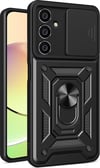 Samsung Galaxy A05s Uyumlu Kılıf Pars Lens Yüzüklü Silikon - Siyah Belirtilmemiş