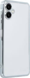 Samsung Galaxy A06 Uyumlu Kılıf Lensli Silikon - Gümüş Belirtilmemiş