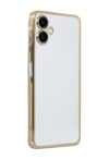 Samsung Galaxy A06 Uyumlu Kılıf Lensli Silikon - Gold Belirtilmemiş