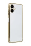 Samsung Galaxy A07 4g Uyumlu Lensli Silikon - Gold Belirtilmemiş