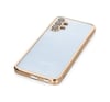 Samsung Galaxy A13 4g Uyumlu Kılıf Lensli Silikon - Gold Belirtilmemiş