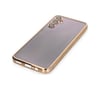 Samsung Galaxy A14 4g Uyumlu Kılıf Lensli Silikon - Gold Belirtilmemiş