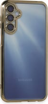 Samsung Galaxy A15 4g Uyumlu Kılıf Lensli Silikon - Gold Belirtilmemiş