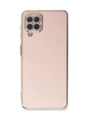Samsung Galaxy A22 Kılıf Volet Silikon - Pembe 0.2M-Çok Renkli