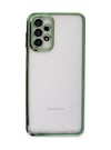 Samsung Galaxy A23 4g Uyumlu Kılıf Lensli Silikon - Yeşil Belirtilmemiş