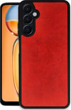 Samsung Galaxy A35 5g Uyumlu Kılıf Aras Deri Kapak - Kırmızı Belirtilmemiş