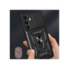 Samsung Galaxy A36 Uyumlu Kılıf Pars Lens Yüzüklü Silikon - Kırmızı Belirtilmemiş