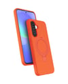 Samsung Galaxy A56 Uyumlu Regal Magsafe Standlı Kapak - Turuncu iPhone 17 Pro