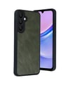 Samsung Galaxy A57 5g Uyumlu Aras Deri Kapak - Yeşil Belirtilmemiş