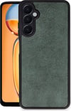 Samsung Galaxy M15 Uyumlu Kılıf Aras Deri Kapak - Koyu Yeşil Belirtilmemiş