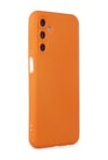 Samsung Galaxy M34 5g Uyumlu Kılıf Nano İçi Kadife Silikon - Turuncu iPhone 17 Pro