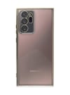 Samsung Galaxy Note 20 Ultra Uyumlu Kılıf Lensli Silikon - Gold Belirtilmemiş