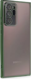 Samsung Galaxy Note 20 Ultra Uyumlu Kılıf Lensli Silikon - Yeşil Belirtilmemiş