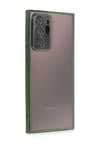 Samsung Galaxy Note 20 Ultra Uyumlu Kılıf Lensli Silikon - Yeşil Belirtilmemiş
