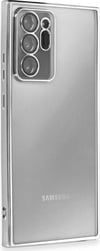 Samsung Galaxy Note 20 Ultra Uyumlu Kılıf Lensli Silikon - Gümüş Belirtilmemiş