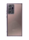 Samsung Galaxy Note 20 Ultra Uyumlu Kılıf Lensli Silikon - Mor Belirtilmemiş