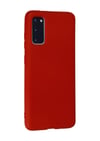 Samsung Galaxy S20 Uyumlu Kılıf Nano İçi Kadife Silikon - Kırmızı Belirtilmemiş