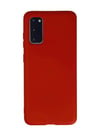 Samsung Galaxy S20 Uyumlu Kılıf Nano İçi Kadife Silikon - Kırmızı Belirtilmemiş