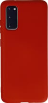 Samsung Galaxy S20 Uyumlu Kılıf Nano İçi Kadife Silikon - Kırmızı Belirtilmemiş