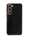 Samsung Galaxy S23 Kılıf Volet Silikon - Siyah 0.2M-Çok Renkli