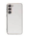 Samsung Galaxy S23 Kılıf Volet Silikon - Beyaz 0.2M-Çok Renkli