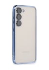 Samsung Galaxy S23 Plus Uyumlu Kılıf Lensli Silikon - Açık Mavi Belirtilmemiş