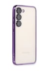 Samsung Galaxy S23 Plus Uyumlu Kılıf Lensli Silikon - Mor Belirtilmemiş