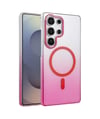 Samsung Galaxy S23 Ultra Uyumlu Glossy Magsafe Kapak - Pembe Belirtilmemiş