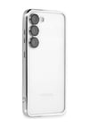 Samsung Galaxy S23 Uyumlu Kılıf Lensli Silikon - Gümüş Belirtilmemiş