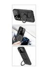 Samsung Galaxy S24 Fe Uyumlu Kılıf Joy Lens Standlı Kapak - Kırmızı Belirtilmemiş