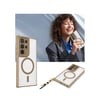 Samsung Galaxy S24 Ultra Uyumlu Kılıf Enka Magsafe Silikon Kılıf - Siyah Cn