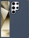 Samsung Galaxy S24 Ultra Uyumlu Kılıf First Silikon - Lacivert Belirtilmemiş