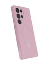 Samsung Galaxy S24 Ultra Uyumlu Regal Magsafe Standlı Kapak - Açık Pembe Belirtilmemiş