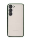 Samsung Galaxy S24 Uyumlu Kılıf Lensli Silikon - Yeşil Belirtilmemiş
